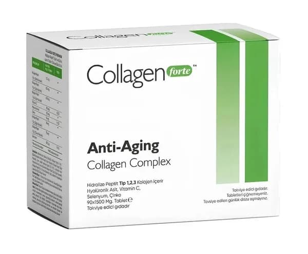 Collagen Forte антивозрастной коллаген комплекс мультивитамины 1500 мг 90 таблеток