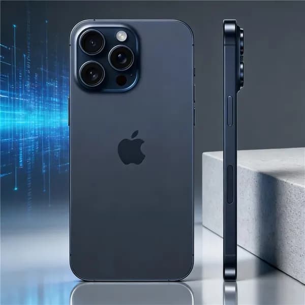 Муляж 15 ro itanium / Макет-копия смартфона Айфон 15 Про синий титан / Образец для витрины 15 ro синий титан