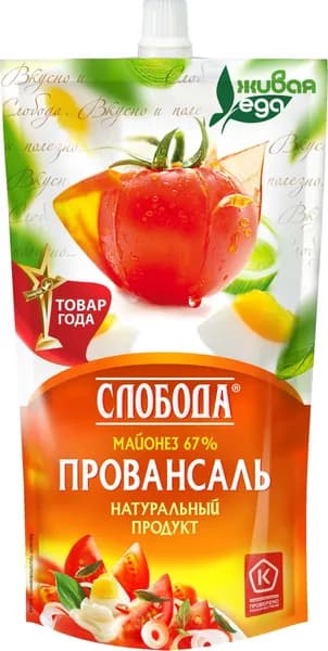 Майонез Провансаль 67% 400 мл Слобода