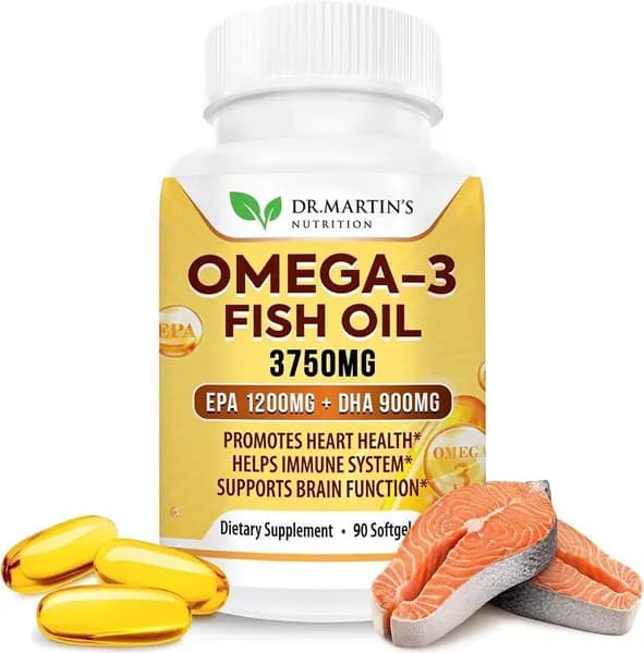 Omega 3, Dr. Martins, Омега 3, 3750 мг 90 капсул