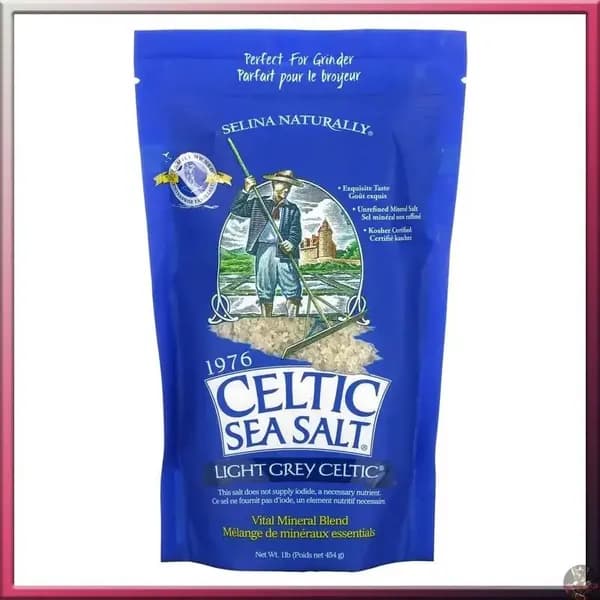 Celtic Sea Salt, Light Grey Celtic, Кельтская соль / смесь основных минералов, серый, 454 гр, средний помол