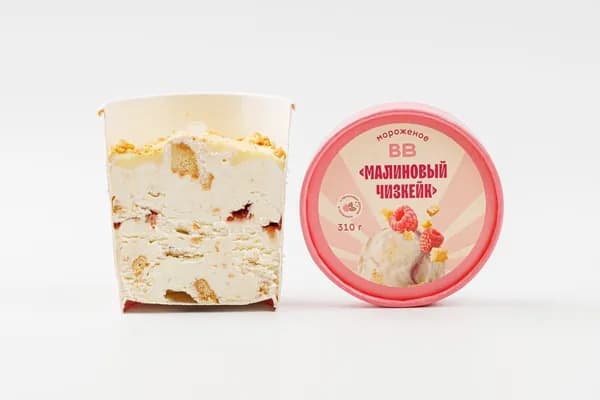 Мороженое "Малиновый чизкейк", 310 г