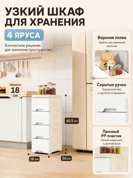 Тумба для ванной,, 18х30х65.5 см