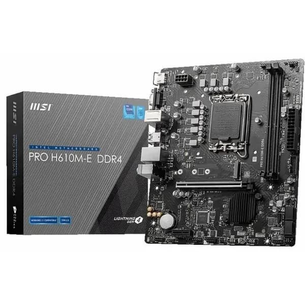 Материнская плата MSI PRO H610M-E DDR4