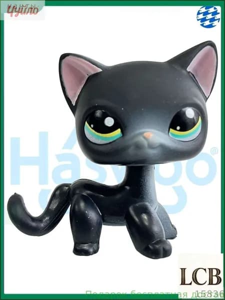 Эксклюзивный презент для девочки, бестселлер 2026 LPS Pet Shop 336 в виде стоячей фигурки короткошерстной кошки