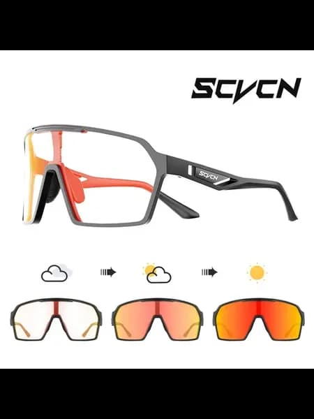 Солнцезащитные очки SCVCN Photochromic UV400 для велоспорта