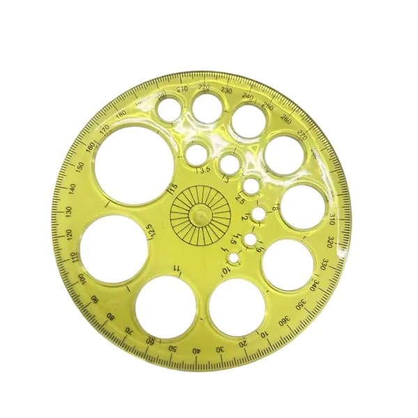 Готовальня, Translucent yellow 360 degrees.