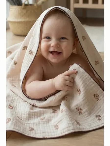 Плед для новорожденных муслиновый одеяло