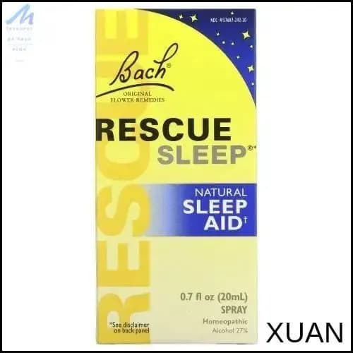 Спрей для сна Rescue Sleep Aid, 20 мл, используется в качестве качественного натурального средства от бессонницы
