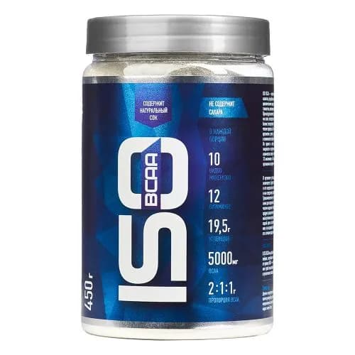 Изотоник BCAA (Изо БЦАА коктейль) банка 450 г/Черная смородина