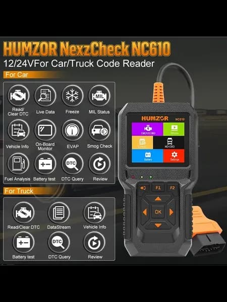 Диагностический Сканер HUMZOR NC610 12В 24В С Функцией Скани