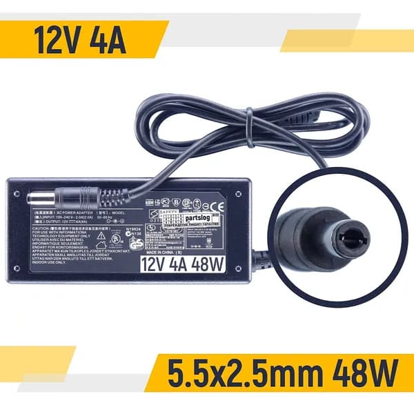 Адаптер питания монитора для AG Neovo F-419 12V 4A 5.5x2.5mm 48W