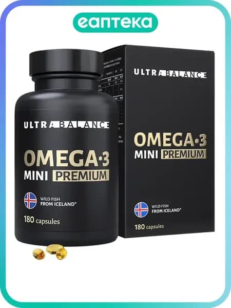 Омега-3 Omega-3 Mini Premium UltraBalance жирные кислоты выс…