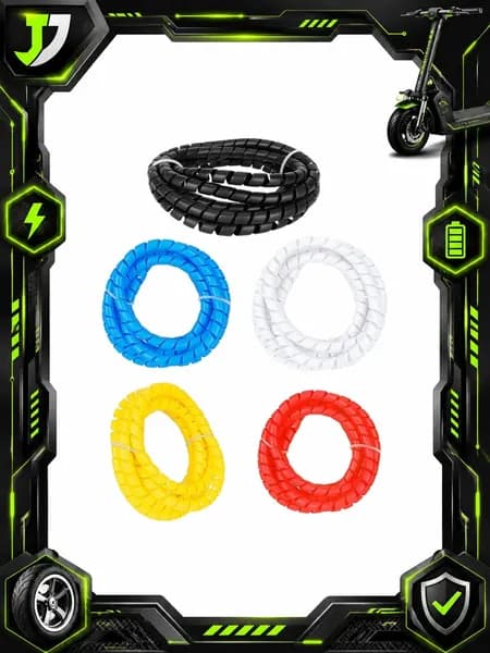 Защита торм.шланга 2M для Ninebot Xiaomi, PP, Red/White/Yellow/Brown, 50г