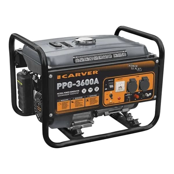Генератор CARVER PPG-3600A бензиновый (обмотка алюминий)