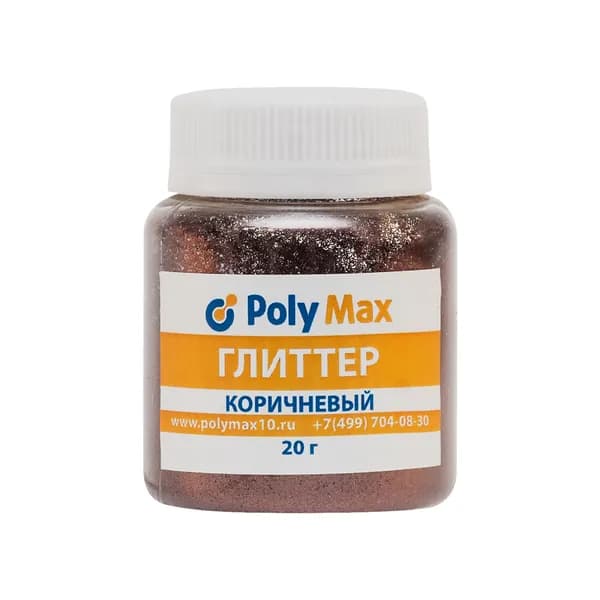 Poly Max Глиттер 1 шт., 20 мл./ 20 г.