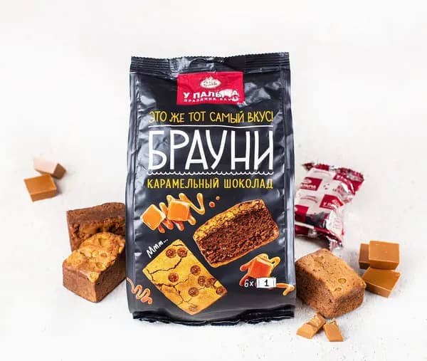 Брауни с карамельным шоколадом 180 г