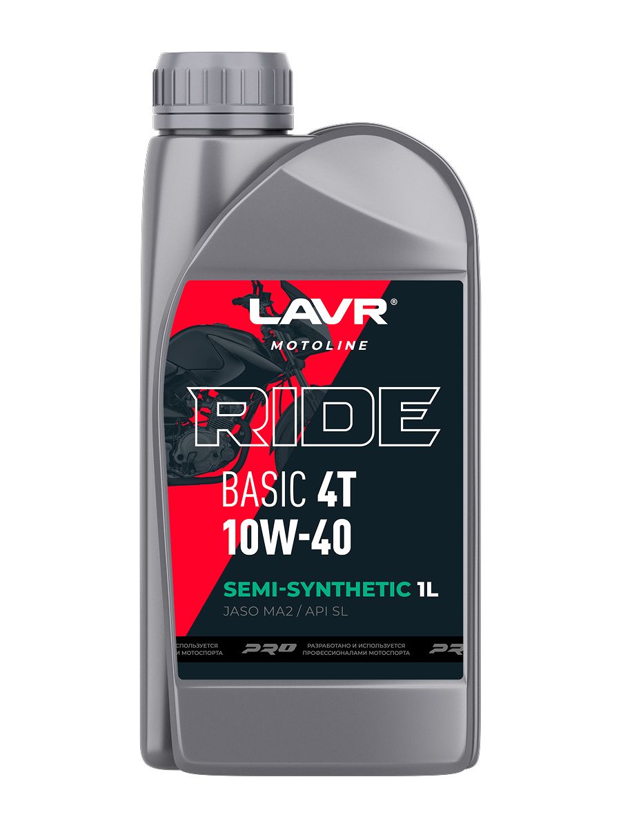 LAVR 10W-40 Масло моторное, Полусинтетическое, 1 л