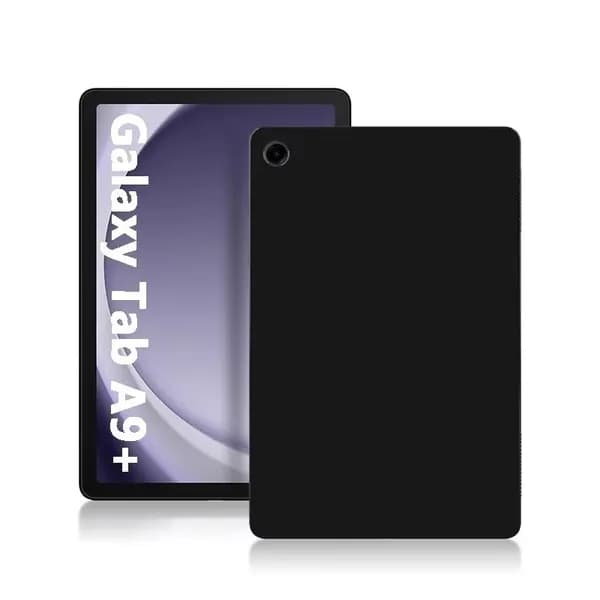 чехол для Samsung Galaxy Tab A9 Plus 11 дюйма SM-X210/X215/X216 антиударным аэроамбушюром силиконовая мягкая TPU-оболочка планшетов-Чёрный