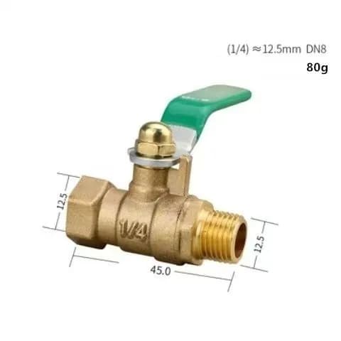 Двойной Кран водоразборный 1/2' дюйма - Садовый смеситель из цинкового сплава, выходное отверстие 2 * 3/4 дюйма(штуцер быстросъём)