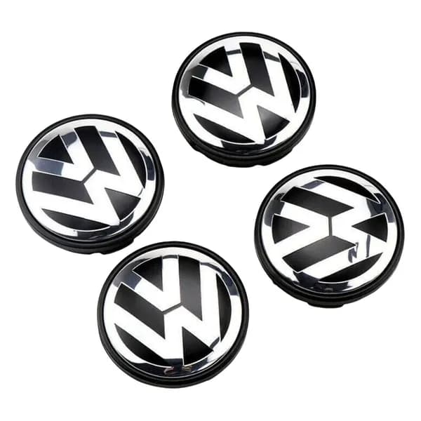 Колпачки для центрального болта диска Volkswagen диаметром 65 мм из АБС-пластика