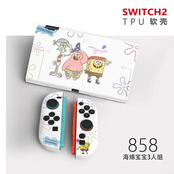 Защитный чехол для Switch 2-го поколения, мягкий чехол из ТПУ, матовый цветной чехол.