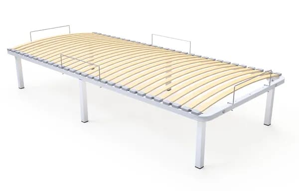 no-standard 80x190 Усиленное ортопедическое основание для кровати разборное (ножки 30см), профиль 30х30х1,5мм, узкие ламели 28 шт. + 4 матрасодержателя