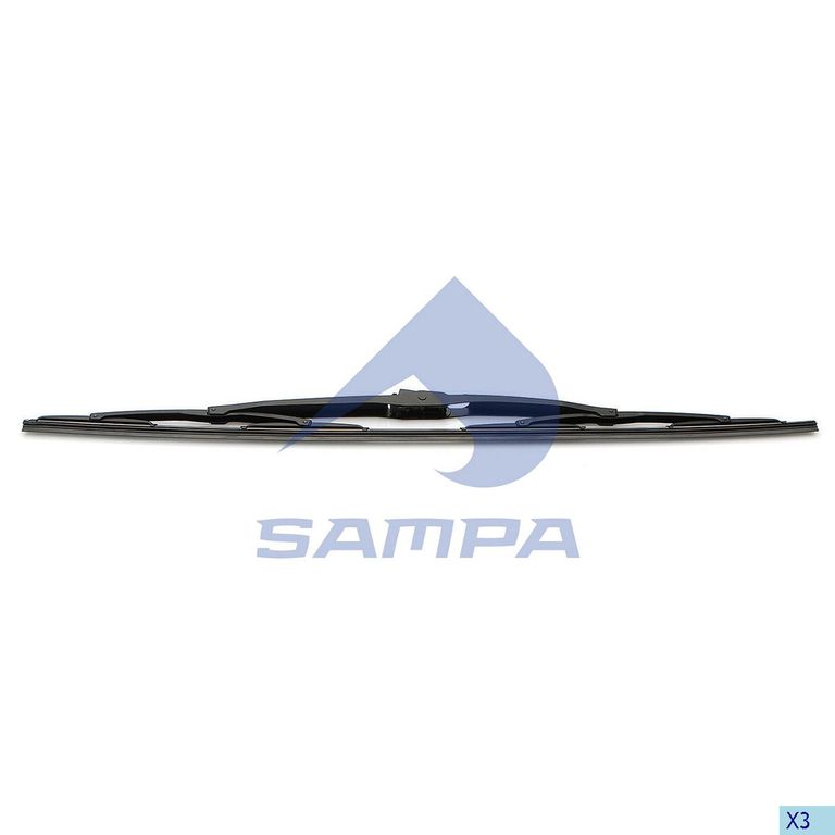Щетка стеклоочистителя iveco man mercedes volvo 650мм каркасная sampa