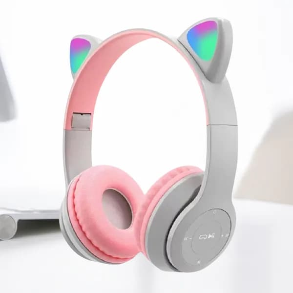 Наушники с кошачьими ушками, стерео, Bluetooth 5.0