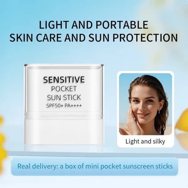 Для мини-карманного солнцезащитного средства spf50 pa ++++ водонепроницаемая упругая чувствительная кожа