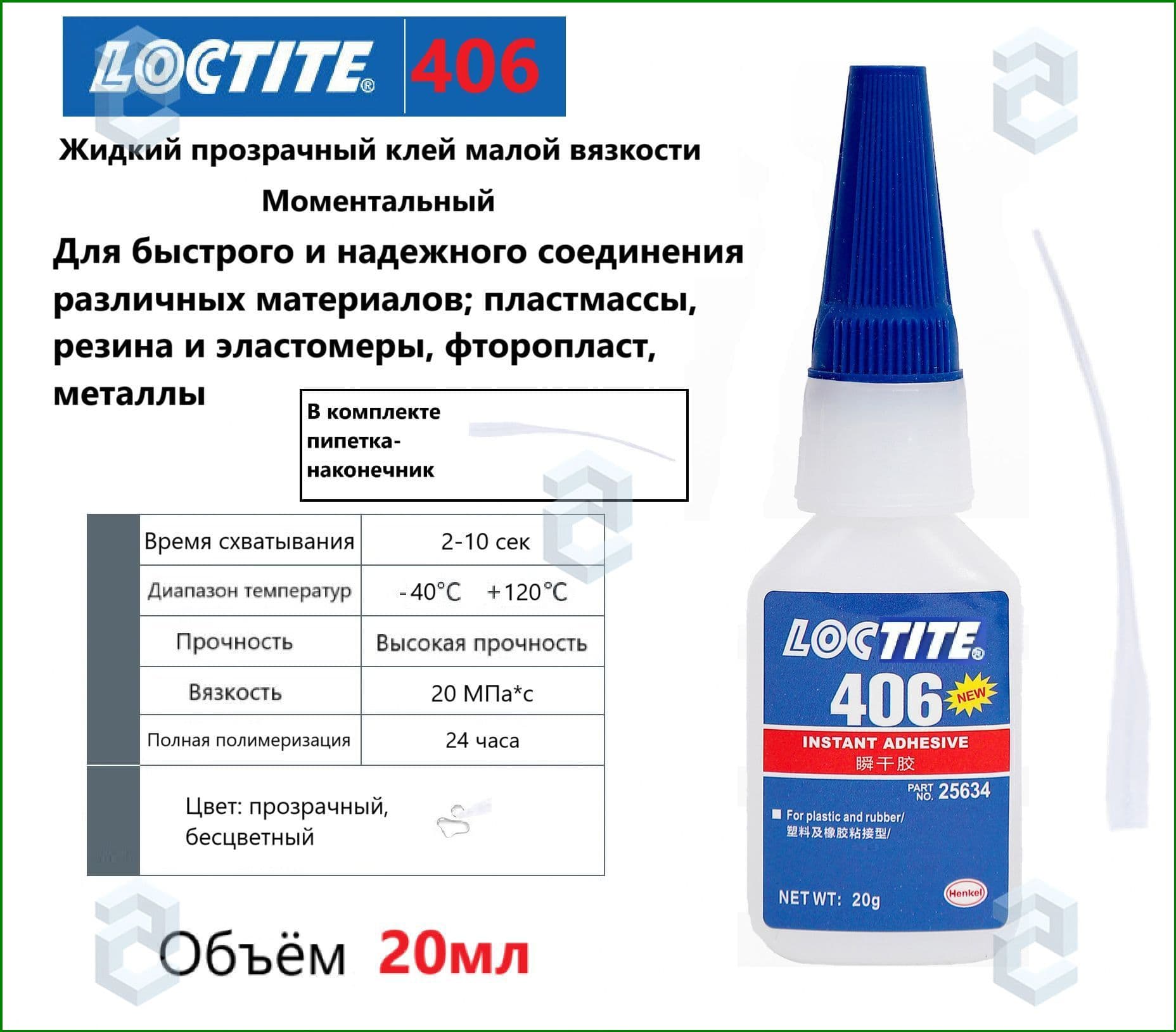 Клей автомобильный Гель, 20 мл, 1 шт.