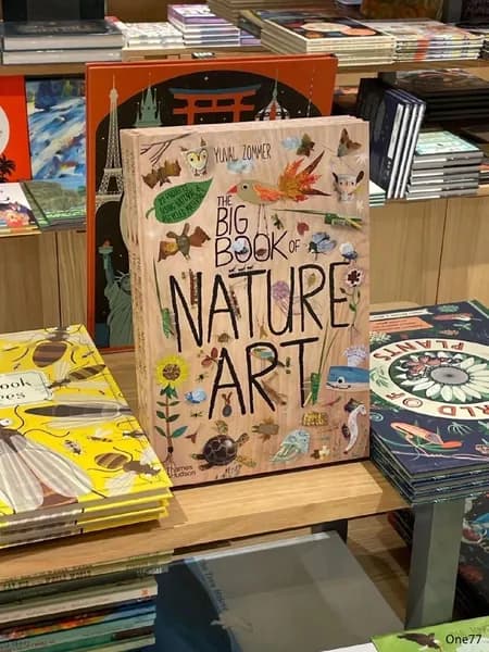 The Big Book of Nature Art Yuval Zommer Познавательная книга о природе на английском языке