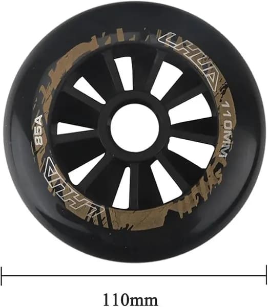 Колеса для роликов LHUA 110mm/85A черные 2шт