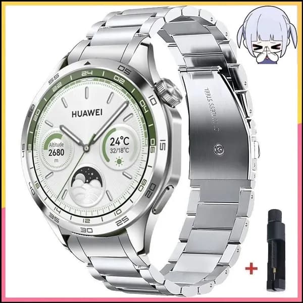 22 мм без зазоров звено браслет для HUAWEI WATCH GT 4 46 мм, нержавеющая сталь Band для Huawei GT4 замена ремешок для часов
