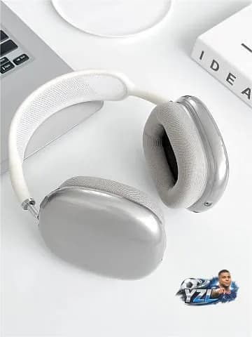 Чехол на наушники Apple AirPods Max силиконовый прозрачный, серый
