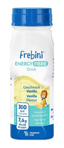 Фребини Энергия/Frebini Energy Fiber Drinking Food Vanilla, с пищевыми волокнами, ваниль, 200 мл, 1шт.