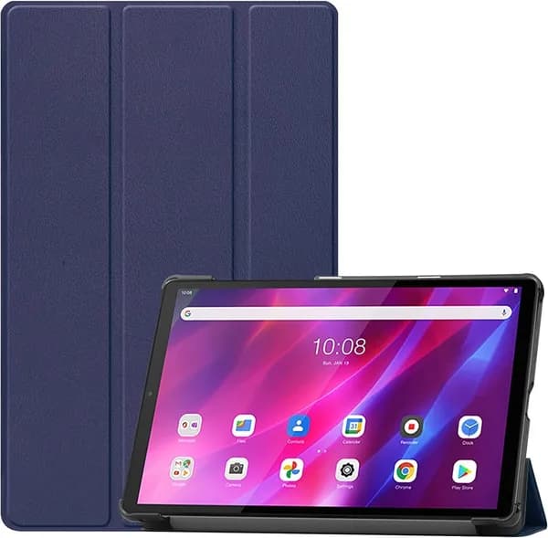 Чехол умный для планшета Lenovo Tab K10 2021, темно-синий