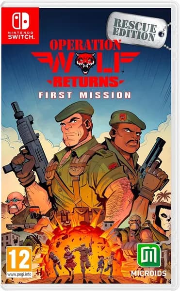 Игра Operation Wolf Returns: First Mission. Rescue Edition (английская версия) для Nintendo Switch
