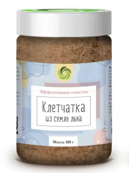 Клетчатка Льняная, здоровое питание Оргтиум, 180г