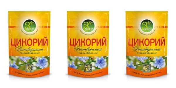 Здравник Цикорий растворимый, 85 г, 3 уп