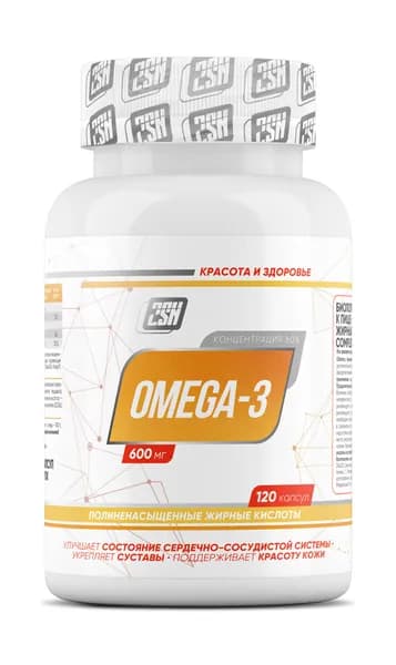 Омега-3 60% жирные кислоты ПНЖК эпк дгк 2SN Omega-3 120 гелиевых капсул