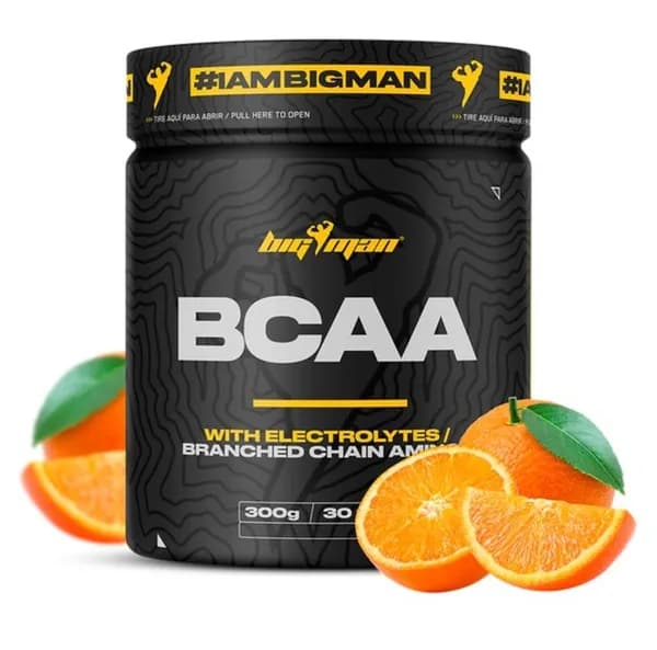 BCAA With Electrolytes годен до 31/08/2026 BigMan Nutrition (300 гр) Апельсин