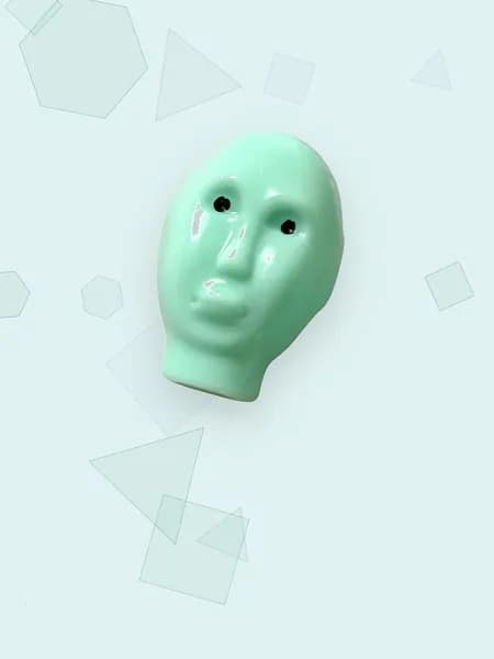 Забавная резиновая игрушка-антистресс Пришелец для детей, - 1