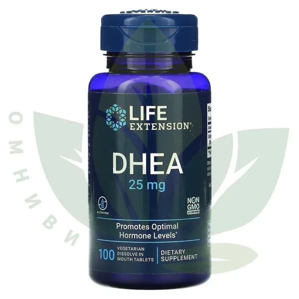 ДГЭА (дегидроэпиандростерон) DHEA 25 мг 100 таблеток для рассасывания