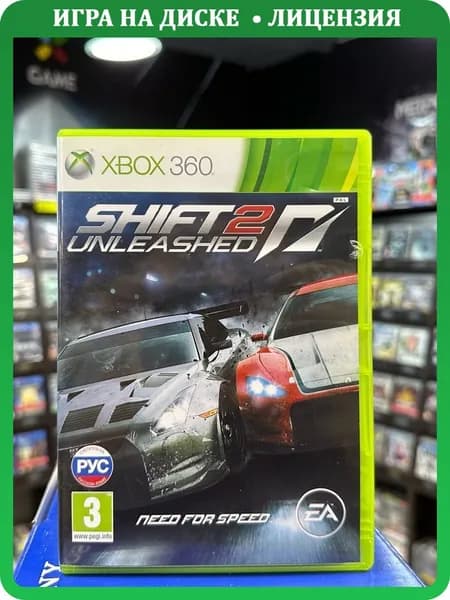 Игра NFS SHIFT 2 Unleashed (Xbox 360) (Box)