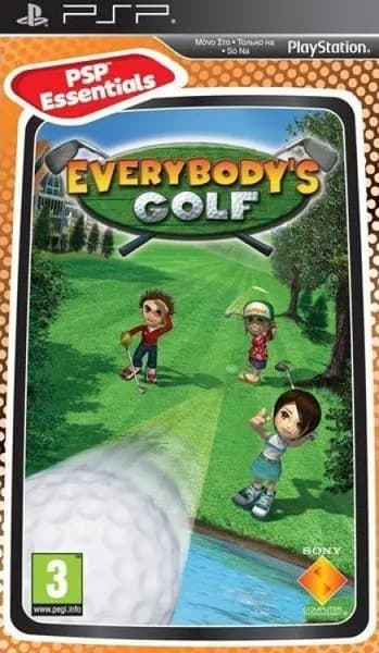 Игра Everybodys Golf Essentials PSP Диск на PS Portable
