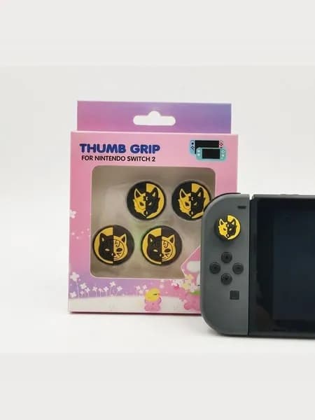 Накладки на стики для Nintendo Switch/OLED/Lite мягкий силикон, улучшенный хват, 4 шт.