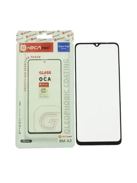 Стекло для Xiaomi Redmi A3/Redmi A3x/Poco C61 черный G+OCA PRO