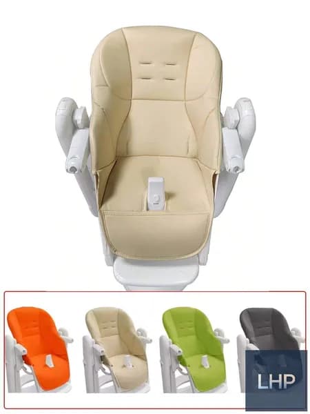 Чехол из эко-кожи на стульчик Peg-Perego Tatamia/Голубой-бежевый