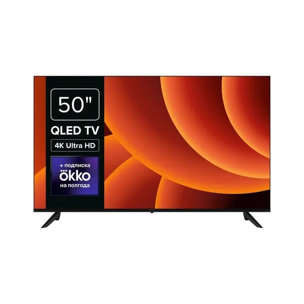Xiaomi Телевизор Телевизор ROMBICA LCD SMART TV QL50 50MT-UDG54G 50″, черный